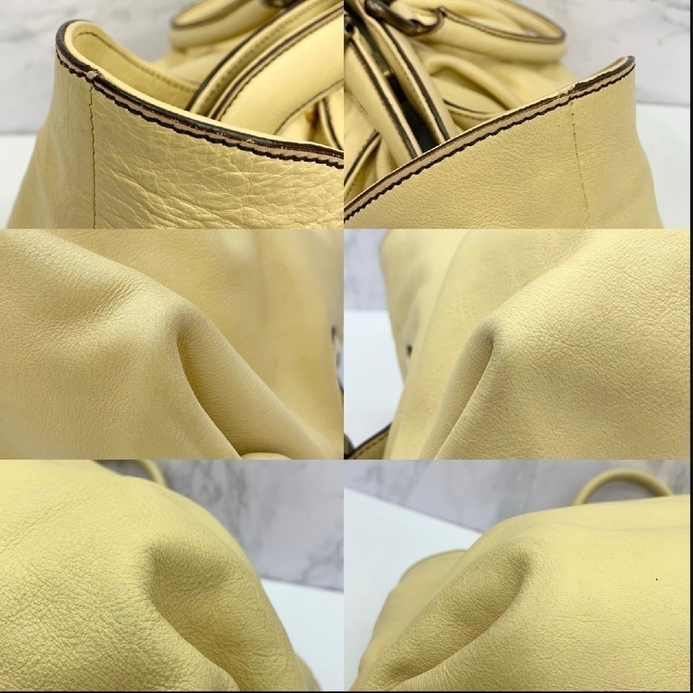 Fendi Yellow Leather Borsa Doctor Bag - Picture 8 of 17